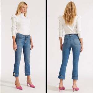 NWT VERONICA BEARD Carolyn Baby boot designer button fly jeans 25